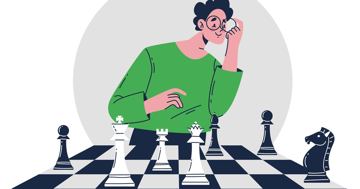کاریکاتور بازی شطرنج