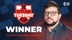 ماکسیم واشیر-لاگراو پس از دو سال با نمایشی درخشان به عرصه بازی شطرنج حرفه‌ای بازگشت