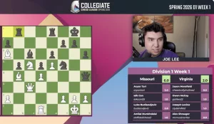 مسابقات شطرنج دانشجوی با نمایش قدرتمند دانشگاه میزوری بازگشت